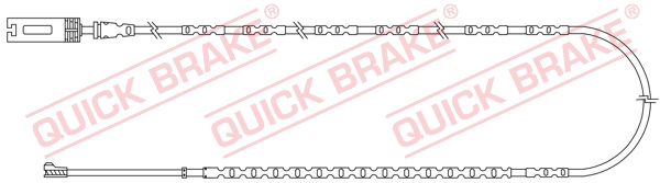 Czujnik zużycia klocka